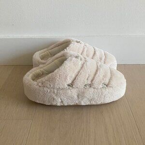 Moon Boot Faux Fur Mules / Slippers Cream